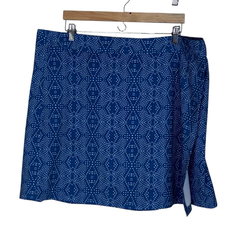 RIPSKIRT Hawaii Wrap Skirt Swim Beach Size XXL Length 2 Blue